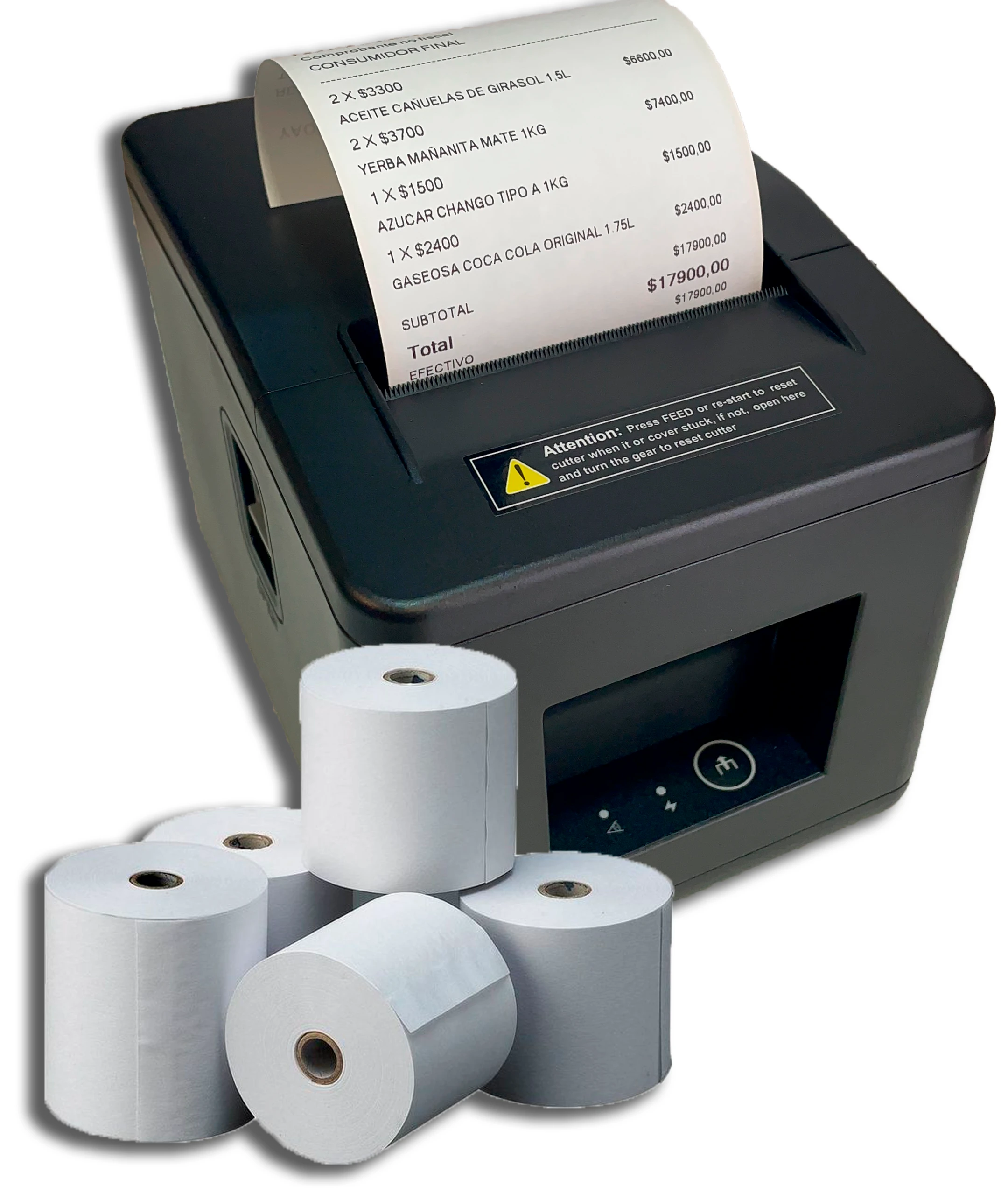 Impresora Global pos80 + 10 rollos 80mmx50m