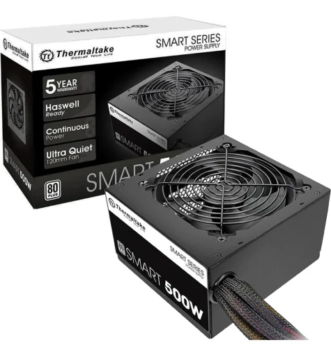 Fuente Thermaltake Smart 500w 80Plus White
