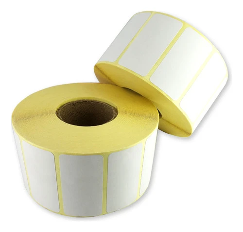 25u Rollos Etiquetas Térmicas 50X25 mm Autoadhesivas 1800