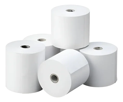 100 Rollos Térmicos 57x30 Blanco