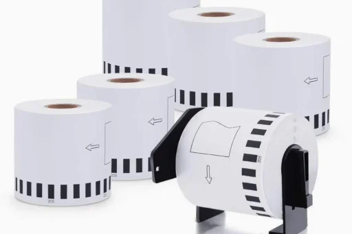 10 Rollo Brother dk 2205 continuo 62mm Sin Soporte