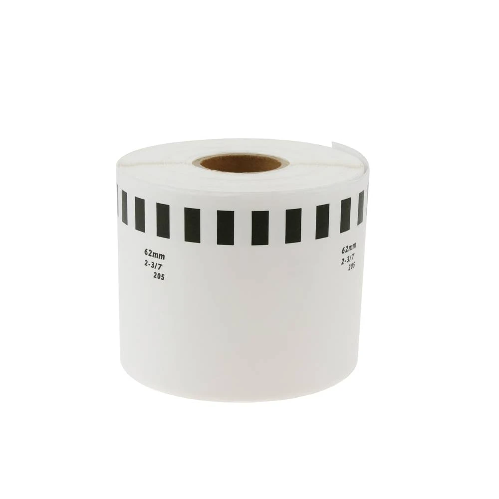 Rollo Brother dk 2205 continuo 62mm Sin Soporte