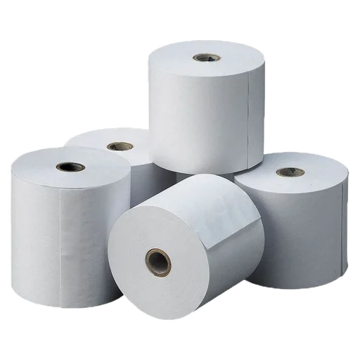 10 Rollos Térmicos 80x50 Blanco