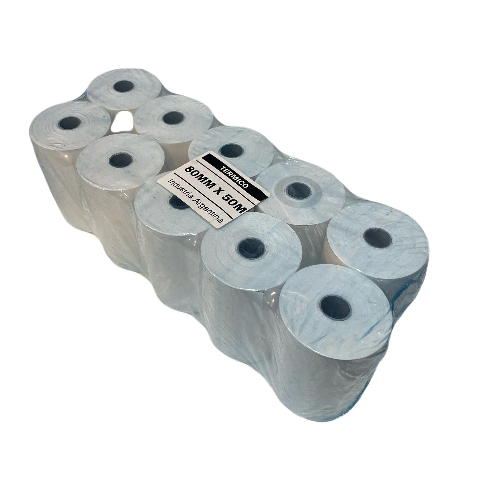 10 Rollos Térmicos 80x50 Blanco - Imagen 2