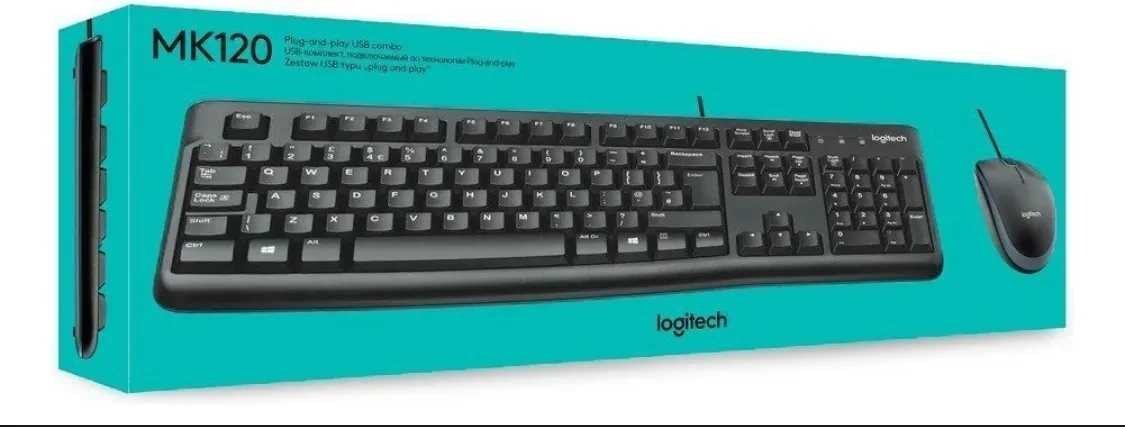 Kit Logitech Mk120 Teclado Y Mouse  