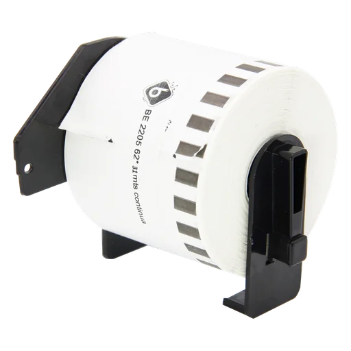 Rollo Brother dk 2205 continuo 62mm Con Soporte